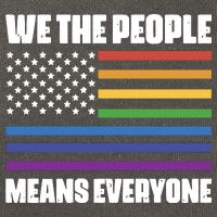 Lgbt Pride Parade We The People Means Everyone Cotton Canvas Backpack