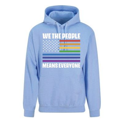 Lgbt Pride Parade We The People Means Everyone Unisex Surf Hoodie