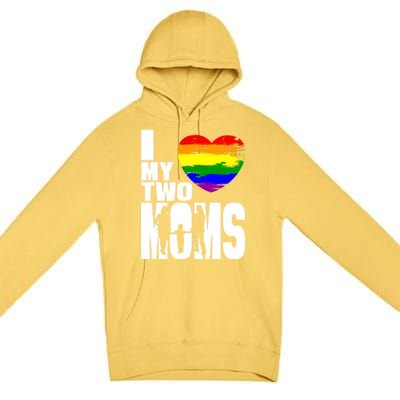 Lgbt Pride Proud Gay Mom Gift Premium Pullover Hoodie