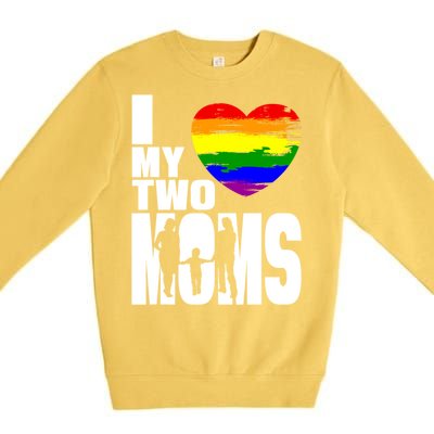 Lgbt Pride Proud Gay Mom Gift Premium Crewneck Sweatshirt