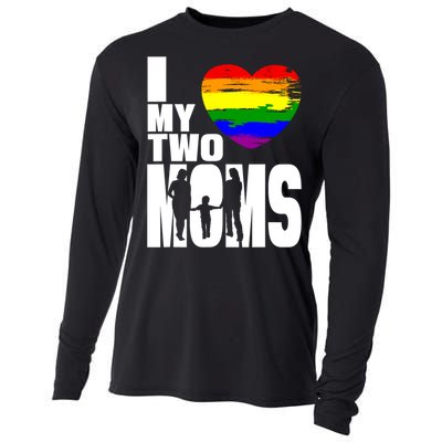 Lgbt Pride Proud Gay Mom Gift Cooling Performance Long Sleeve Crew