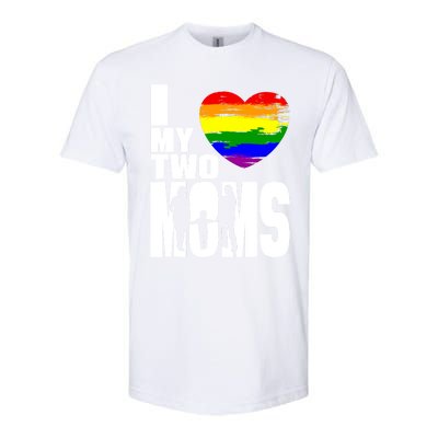 Lgbt Pride Proud Gay Mom Gift Softstyle CVC T-Shirt