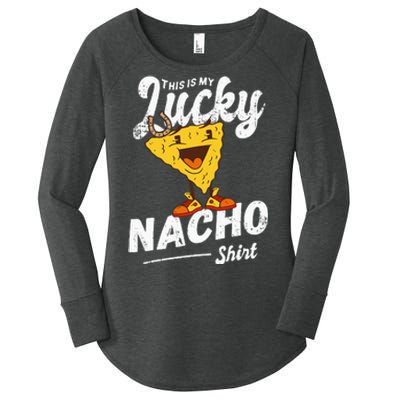 Lucky Poker Player Gambling Funny Poker Women's Perfect Tri Tunic Long Sleeve Shirt