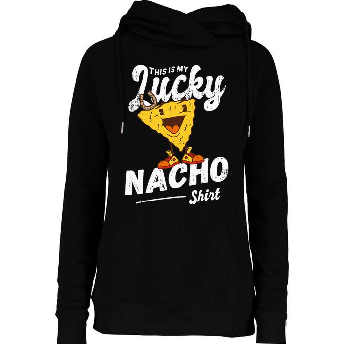 Lucky Poker Player Gambling Funny Poker Womens Funnel Neck Pullover Hood