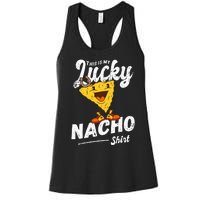 Lucky Poker Player Gambling Funny Poker Women's Racerback Tank