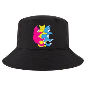 LGBTQ Pansexual Pride Flag Cats Pile Pansexual Cool Comfort Performance Bucket Hat