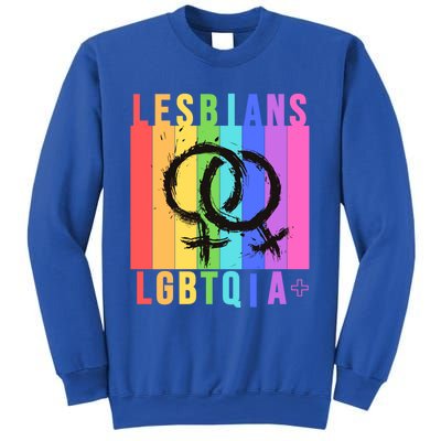 Lesbian Pride Peace Lesbians Rainbow Wives Moms Love Cute Gift Sweatshirt