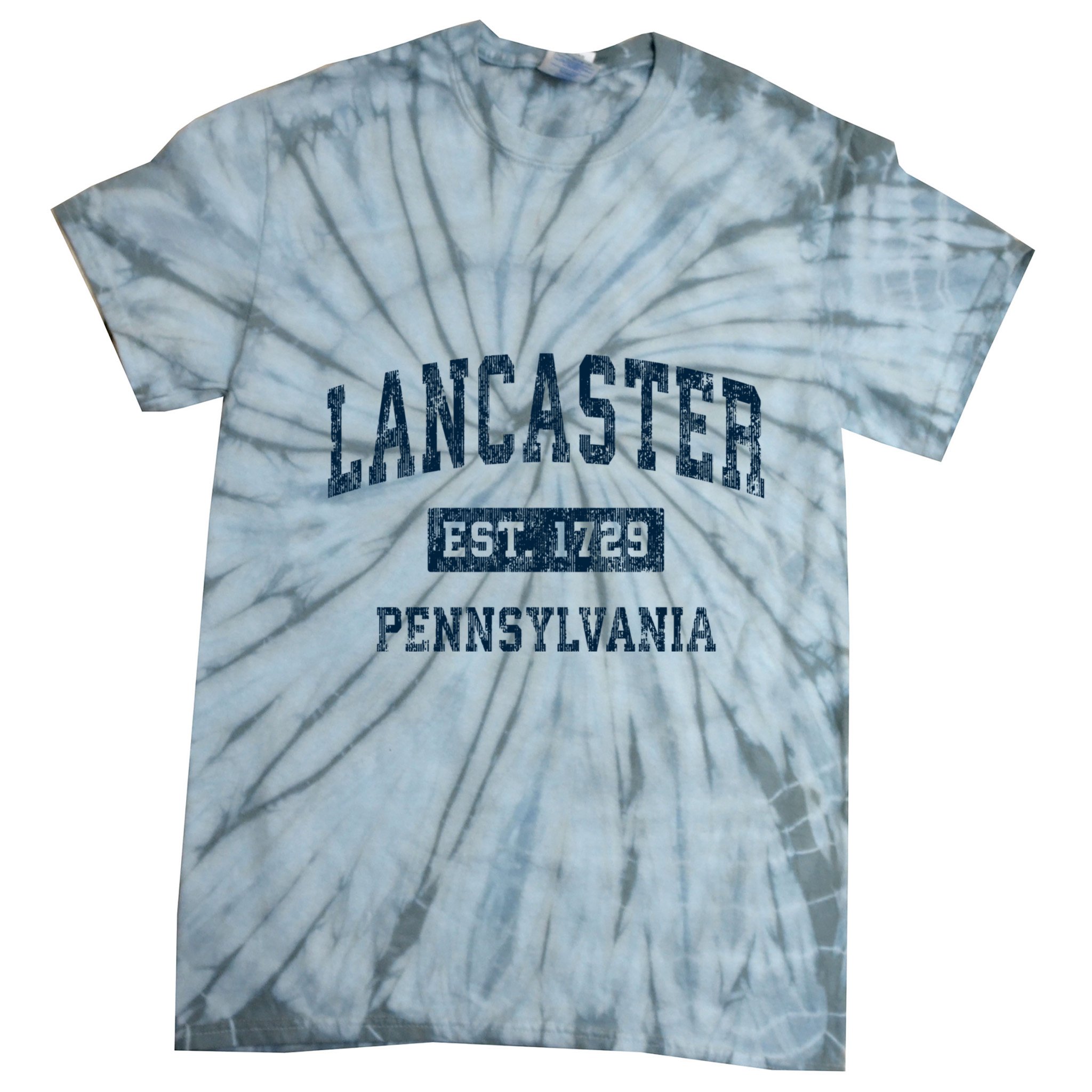 Lancaster Pennsylvania Pa Vintage Sports Tie-Dye T-Shirt