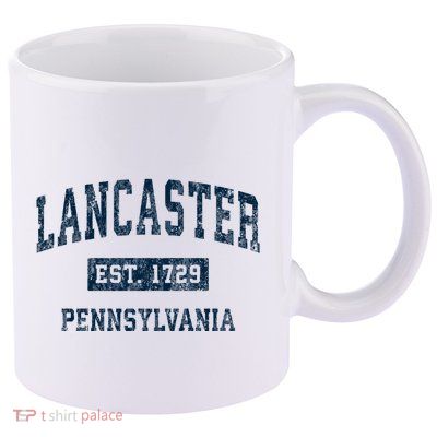Lancaster Pennsylvania Pa Vintage Sports 11oz C Handle Ceramic Mug