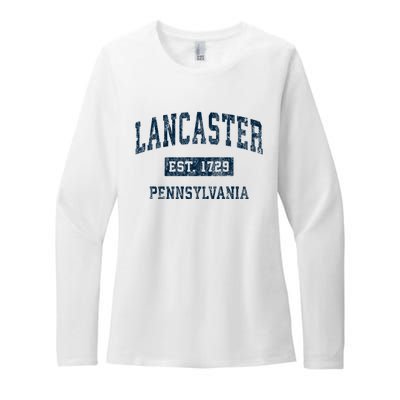 Lancaster Pennsylvania Pa Vintage Sports Womens CVC Long Sleeve Shirt