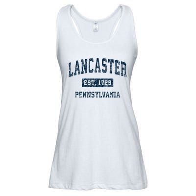 Lancaster Pennsylvania Pa Vintage Sports Ladies Essential Flowy Tank