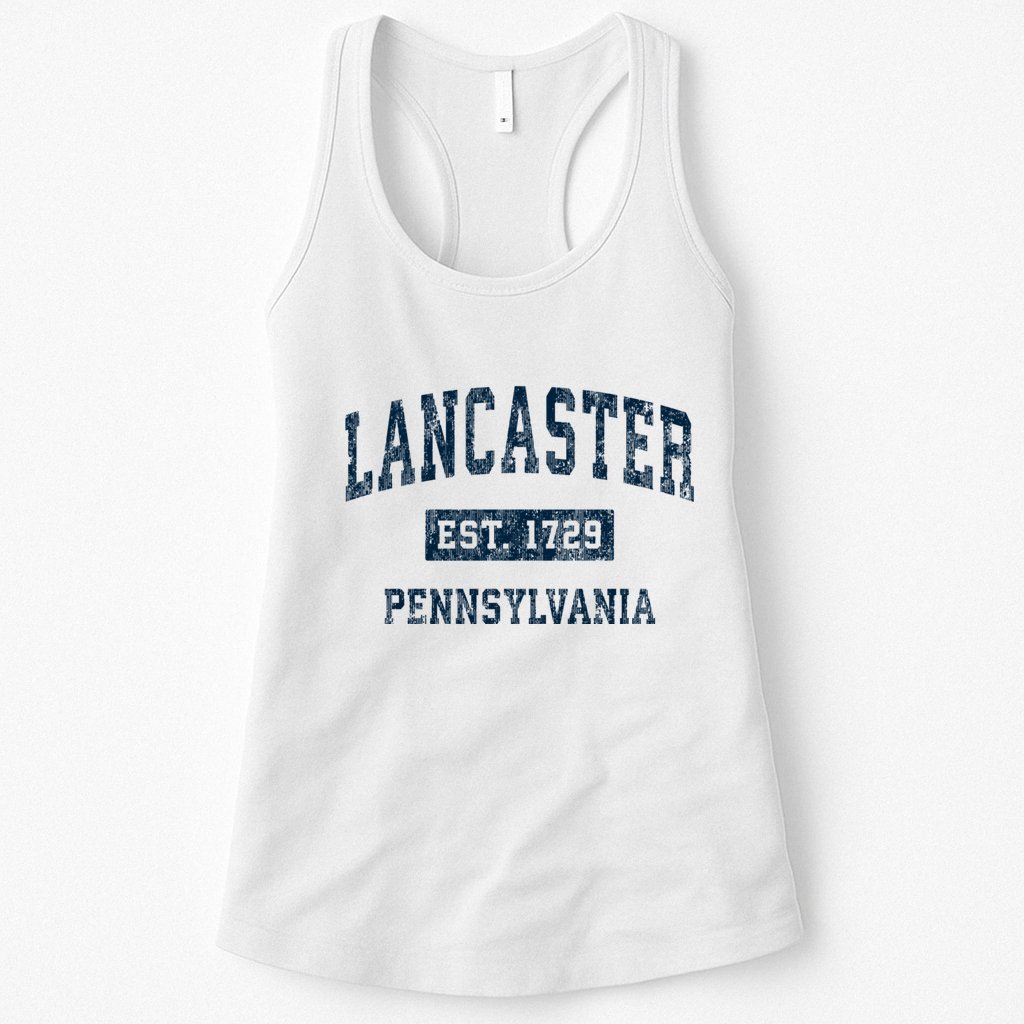 Lancaster Pennsylvania Pa Vintage Sports Womens Tank Top