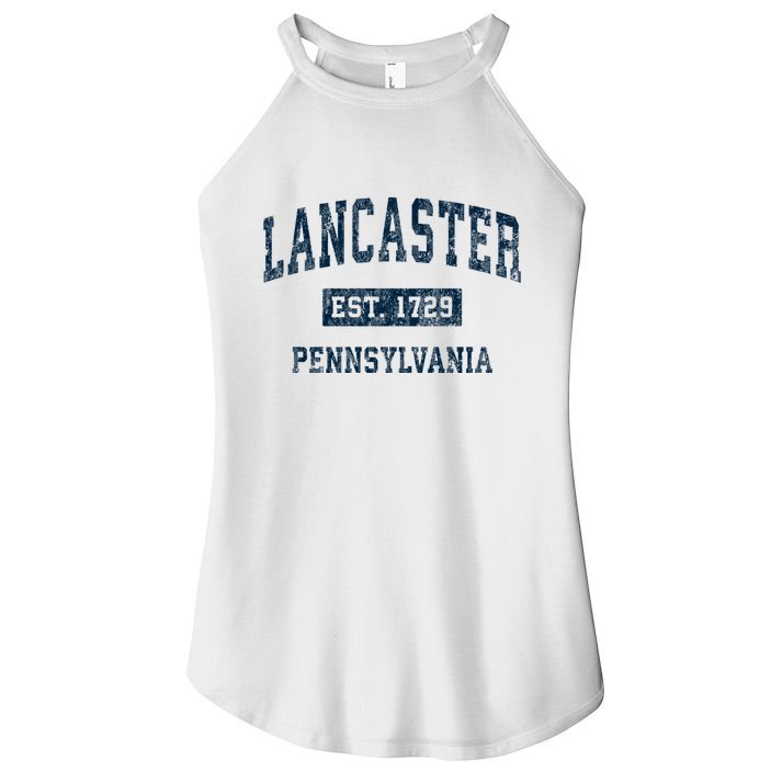 Lancaster Pennsylvania Pa Vintage Sports Women's Perfect Tri Rocker Tank