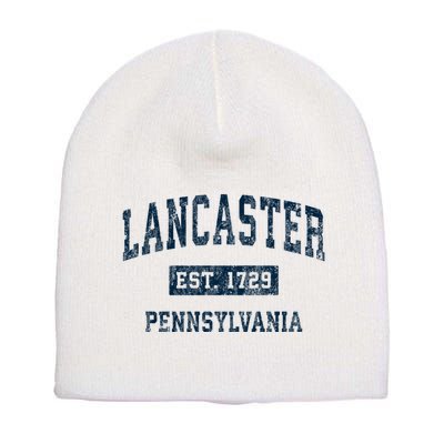 Lancaster Pennsylvania Pa Vintage Sports Short Acrylic Beanie