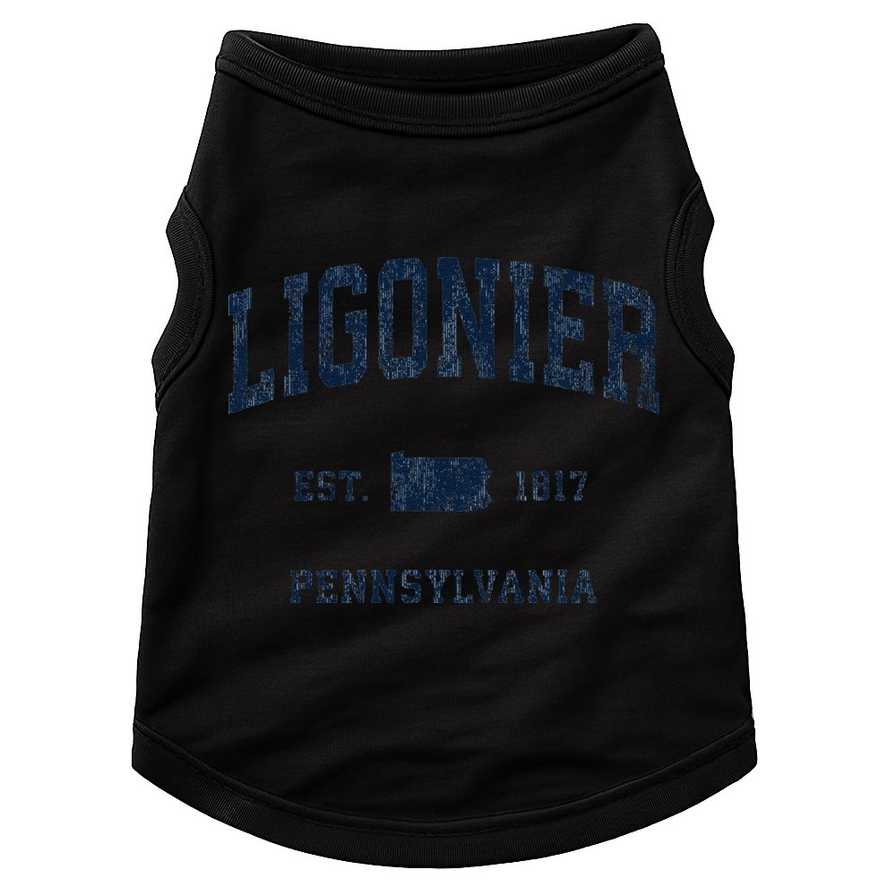 Ligonier Pennsylvania Pa Vintage Athletic Sports Doggie Tank