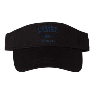 Ligonier Pennsylvania Pa Vintage Athletic Sports Visor