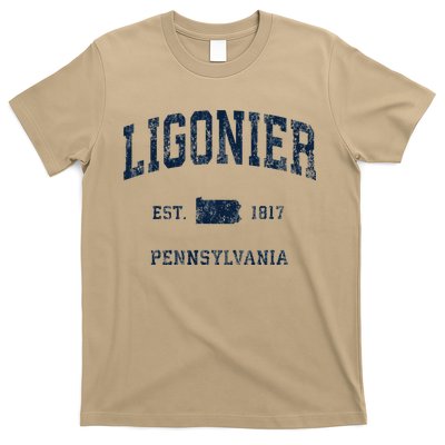 Ligonier Pennsylvania Pa Vintage Athletic Sports T-Shirt
