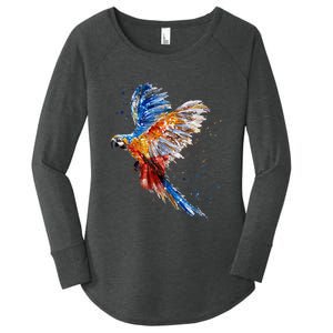 Love Parrot Parrot Lovers Women's Perfect Tri Tunic Long Sleeve Shirt