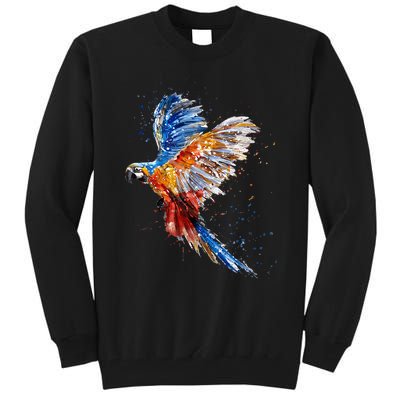 Love Parrot Parrot Lovers Tall Sweatshirt