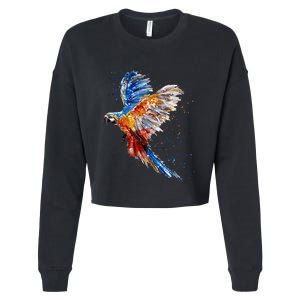 Love Parrot Parrot Lovers Cropped Pullover Crew