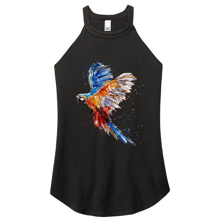 Love Parrot Parrot Lovers Women's Perfect Tri Rocker Tank