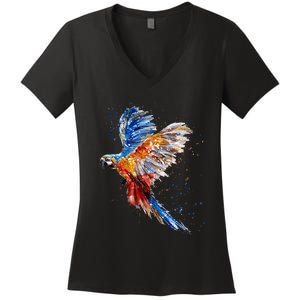 Love Parrot Parrot Lovers Women's V-Neck T-Shirt