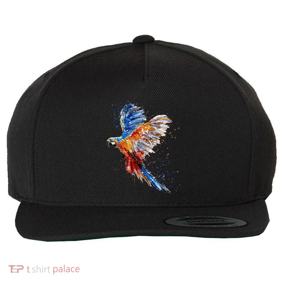 Love Parrot Parrot Lovers Wool Snapback Cap