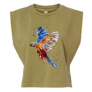 Love Parrot Parrot Lovers Garment-Dyed Women's Muscle Tee