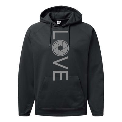 Love Photography Photographer Performance Fleece Hoodie