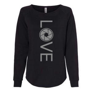 Love Photography Photographer Womens California Wash Sweatshirt