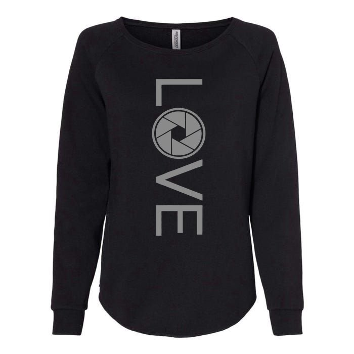 Love Photography Photographer Womens California Wash Sweatshirt