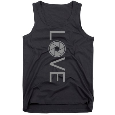 Love Photography Photographer Tank Top