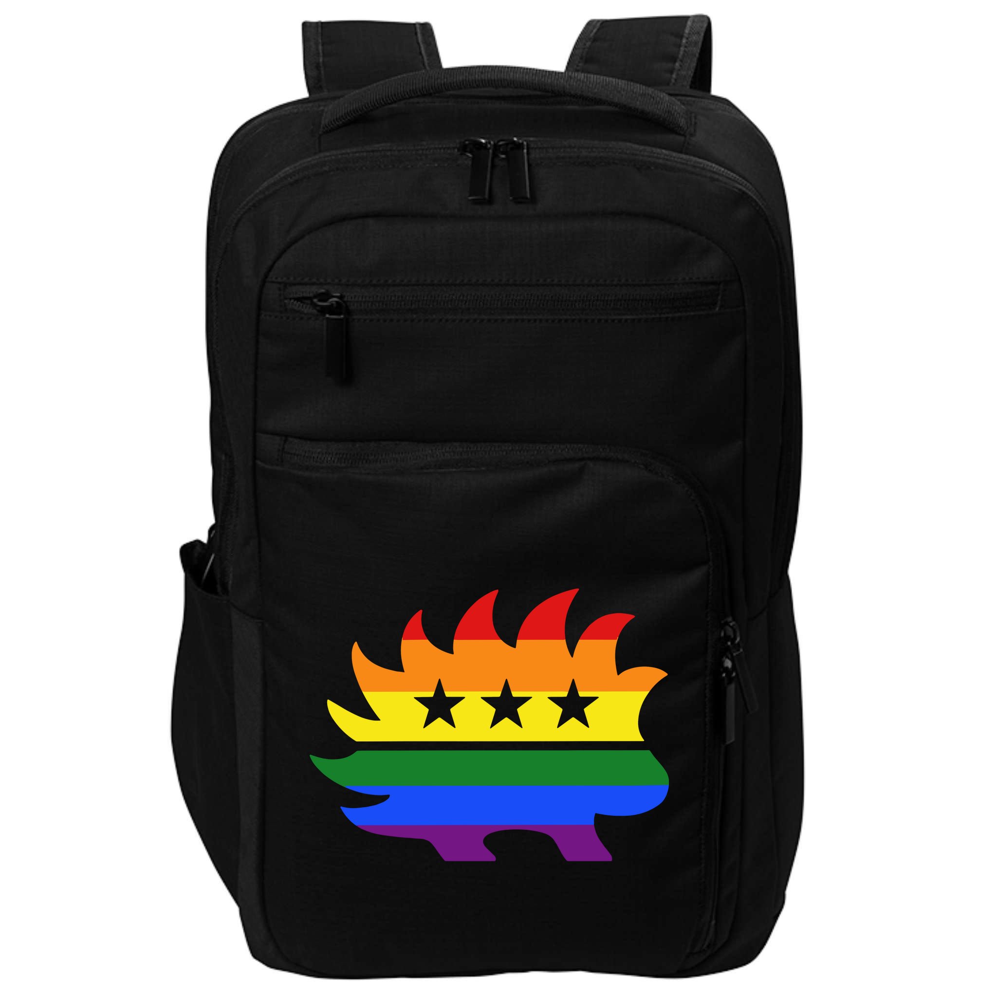 Libertarian Party Porcupine Rainbow Impact Tech Backpack