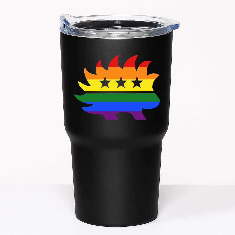 Libertarian Party Porcupine Rainbow Tumbler