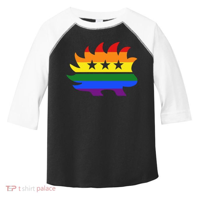 Libertarian Party Porcupine Rainbow Toddler Fine Jersey T-Shirt