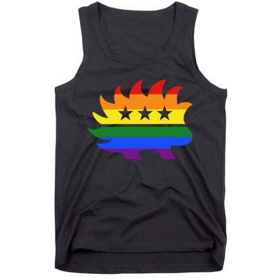 Libertarian Party Porcupine Rainbow Tank Top