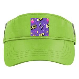 LGBTQ Power Pride Month Adult Drive Performance Visor