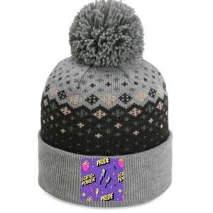 LGBTQ Power Pride Month The Baniff Cuffed Pom Beanie