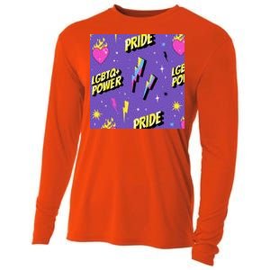 LGBTQ Power Pride Month Cooling Performance Long Sleeve Crew