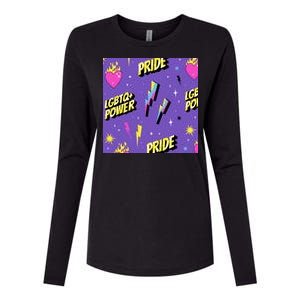 LGBTQ Power Pride Month Womens Cotton Relaxed Long Sleeve T-Shirt