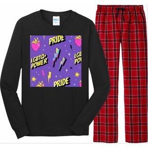 LGBTQ Power Pride Month Long Sleeve Pajama Set