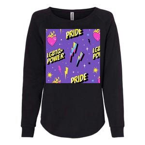 LGBTQ Power Pride Month Womens California Wash Sweatshirt