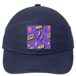 LGBTQ Power Pride Month 7-Panel Snapback Hat