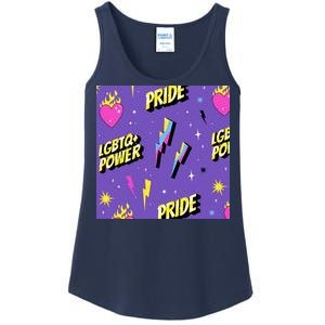 LGBTQ Power Pride Month Ladies Essential Tank