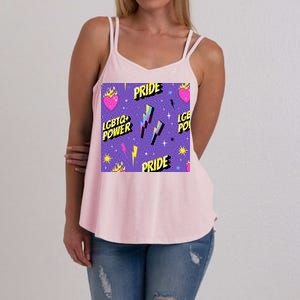 LGBTQ Power Pride Month Women's Strappy Tank