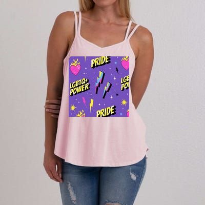 LGBTQ Power Pride Month Women's Strappy Tank