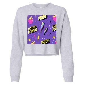 LGBTQ Power Pride Month Cropped Pullover Crew