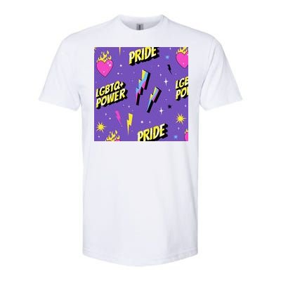 LGBTQ Power Pride Month Softstyle® CVC T-Shirt