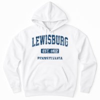 Lewisburg Pennsylvania Pa Vintage Athletic Sports Design Hoodie