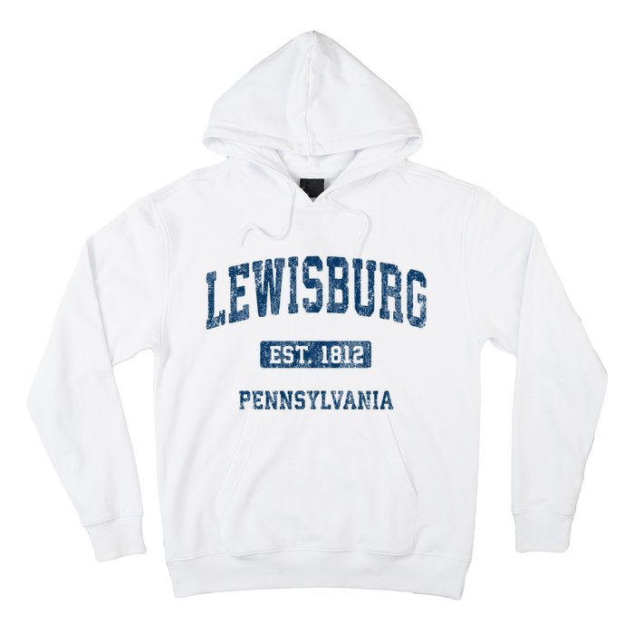 Lewisburg Pennsylvania Pa Vintage Athletic Sports Design Hoodie